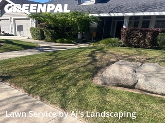 Lawn mowing work completed in Turlock, CA
