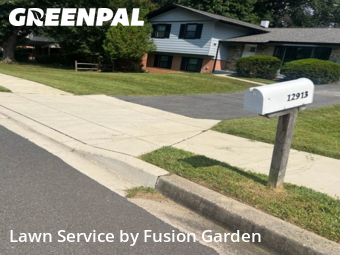 Lawn Work in Silver Spring, 20906, Front Yard Mowing by Fusion Garden, work completed in Nov , 2025