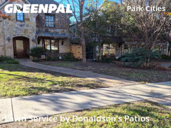 Lawn Cuttingin Dallas,75205,Lawn Maintenance by Donaldson's Patios, work completed in Jan , 2026