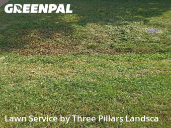 Yard Cuttingin Grapevine,76051,Lawn Cut by Three Pillars Landsca, work completed in Dec , 2025