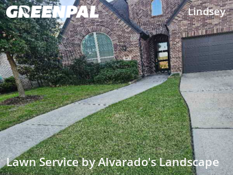 Lawn Care Servicein Atascocita,77346,Yard Cutting by Alvarado's Landscape, work completed in Dec , 2025