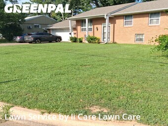 Lawn mowed in Longview, 75604