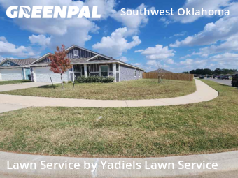 Lawn Cutin Yukon,73099,Yard Mowing by Yadiels Lawn Service, work completed in Nov , 2025