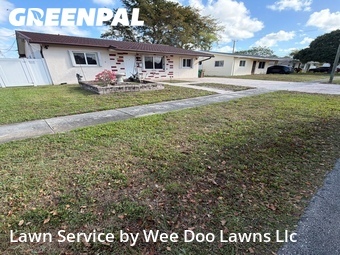 Landscape Design In Hollywood,33024,Landscape Design by Wee Doo Lawns Llc, work completed in Apr , 2026