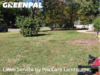 Lawn Cutin Concord,28027,Lawn Cutting by Pro Care Landscape , work completed in Dec , 2025