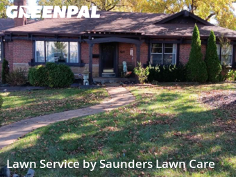 Grass Cutin Brentwood,63144,Grass Cutting by Saunders Lawn Care, work completed in Nov , 2025