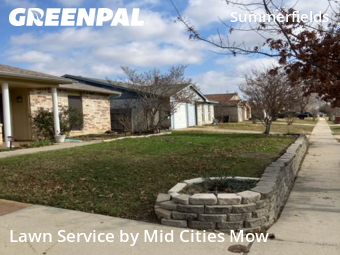 Yard Cuttingin Fort Worth,76137,Lawn Service by Mid Cities Mow, work completed in Jan , 2026