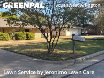 Grass Cutin Arlington,76017,Lawn Cutting by Jeronimo Lawn Care , work completed in Dec , 2025