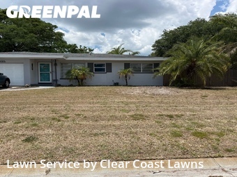 Grass Cutin Clearwater,33759,Lawn Mowing by Clear Coast Lawns, work completed in Jun , 2026