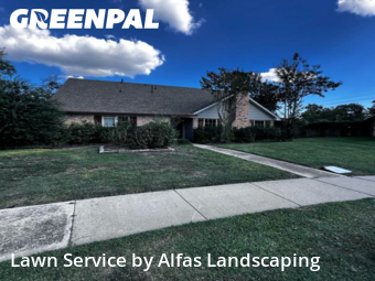 Lawn Mowing Servicein Richardson,75081,Lawn Mowing by Alfas Landscaping, work completed in Dec , 2025