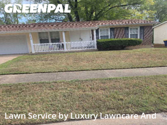 Lawn Mowingin Florissant,63033,Lawn Care Service by Luxury Lawncare And , work completed in Dec , 2025
