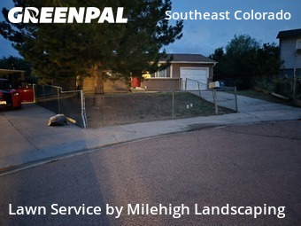 Lawn mowed in Colorado Springs, 80906