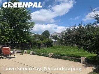 Completed mowing work
