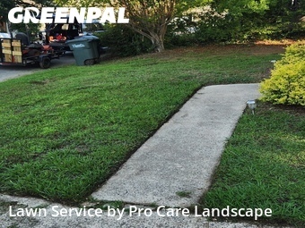 Lawn mowing work completed in Concord, CA