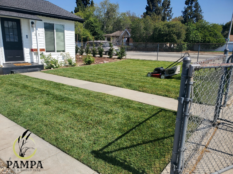 Yard mowing company in Anaheim, CA, 92804