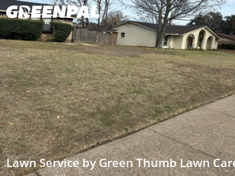 Lawn Cutin Richardson,75081,Lawn Mowing Service by Green Thumb Lawn Care, work completed in Jan , 2026