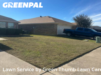 Lawn Mowing Servicein Burleson,76028,Yard Cutting by Green Thumb Lawn Care, work completed in Nov , 2025