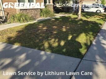 Lawn mowing work completed in Fontana, CA