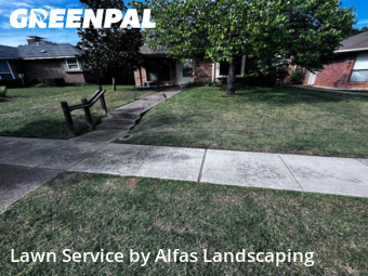 Lawn Cuttingin Lewisville,75067,Lawn Mow by Alfas Landscaping, work completed in Dec , 2025