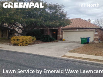 Lawn Cuttingin San Antonio,78255,Lawn Care Service by Emerald Wave Lawncare, work completed in Jan , 2026