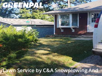 Front Yard Mowing in Round Lake Beach, 60073, Yard Mowing by C&A Snowplowing And , work completed in Nov , 2025