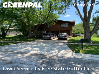 Lawn Cuttingin Lawrence,66049,Lawn Care by Free State Gutter Llc, work completed in Dec , 2025