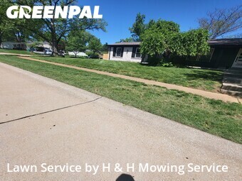 Lawn Servicein Chesterfield,63017,Lawn Maintenance by H & H Mowing Service, work completed in Jun , 2026