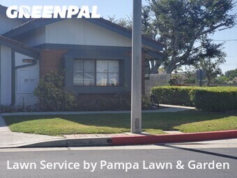Lawn mowing work completed in Orange, CA