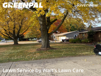 Backyard Mowing in Georgetown Township, 49428, Yard Maintenance by Walt’s Lawn Care, work completed in Oct , 2025