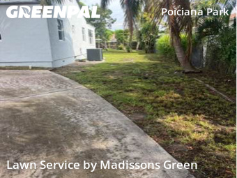 Front Yard Mowing in West Palm Beach, 33405, Grass Care by Madissons Green, work completed in Nov , 2025