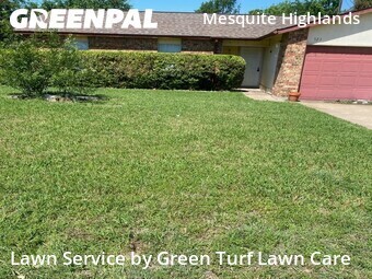 Lawn Care Servicein Mesquite,75149,Lawn Care by Green Turf Lawn Care, work completed in Jun , 2026
