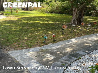 Lawn Cutin Plantation,33317,Lawn Cutting by 2 M Landscaping, work completed in Dec , 2025