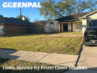 Grass Cutin Pearland,77584,Grass Cut by Prizel Lawn Services, work completed in Feb , 2026