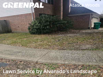 Lawn Cutin Humble,77346,Lawn Care by Alvarado's Landscape, work completed in Dec , 2025