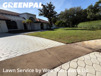 Front Yard Mowing in Boca Raton, 33434, Lawn Work by Wee Doo Lawns Llc, work completed in Dec , 2025