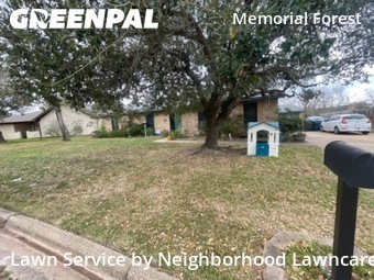 Lawn mowed in Bryan, 77802