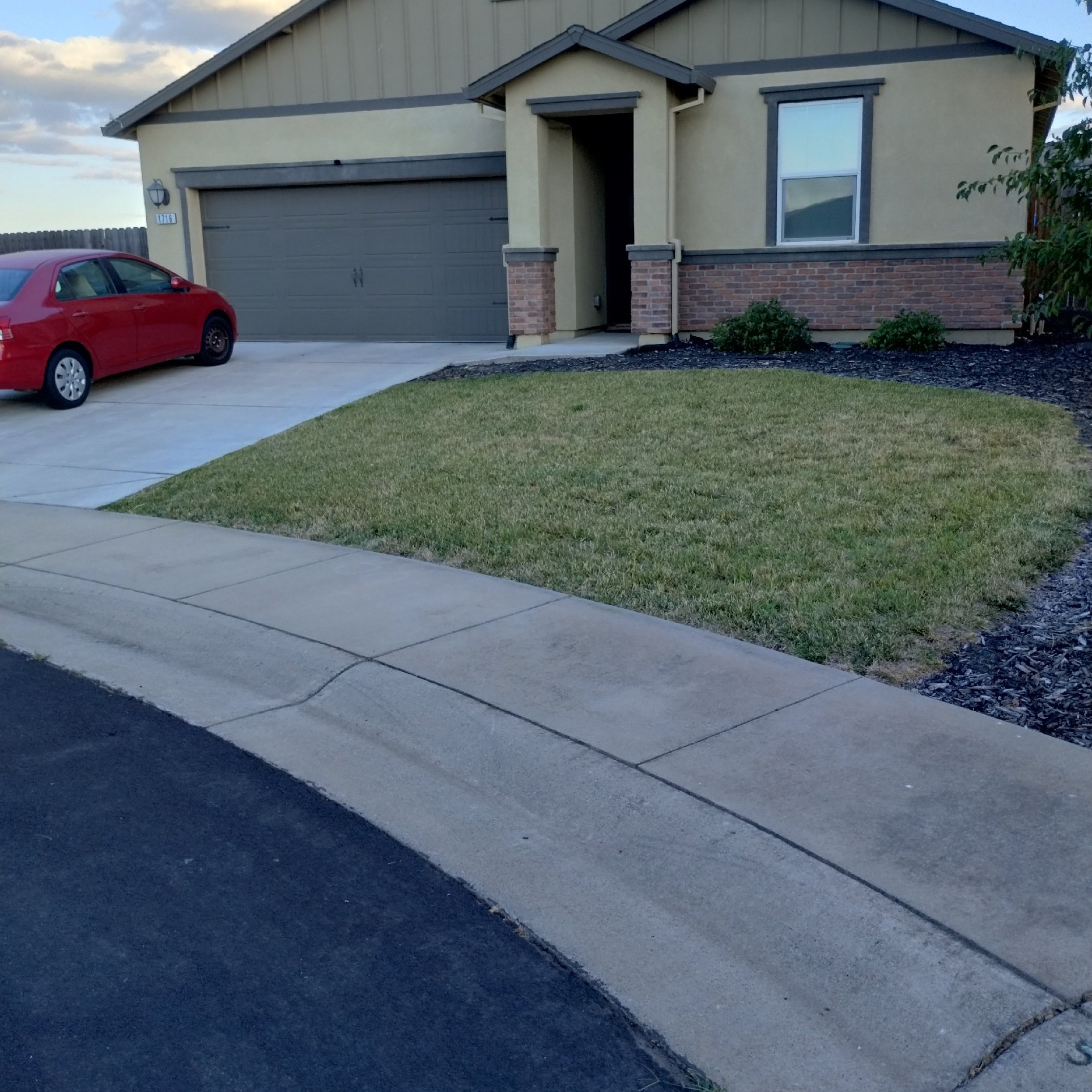 Lawn mowing work by Palette's Landscaping in Yuba City, CA