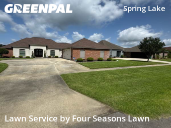 Front Yard Mowing in Walker, 70785, Property Maintenance by Four Seasons Lawn , work completed in Dec , 2025