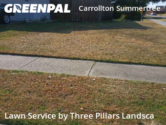 Lawn Care in Carrollton, 75006, Yard Work by Three Pillars Landsca, work completed in Nov , 2025