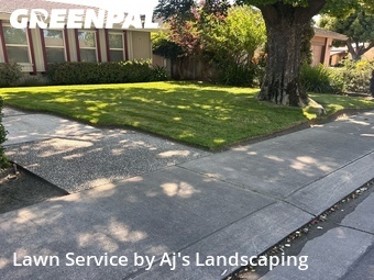 Lawn mowing work completed in Modesto, CA
