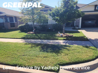 Yard Mowingin Norman,73069,Yard Cutting by Yadiels Lawn Service, work completed in Dec , 2025