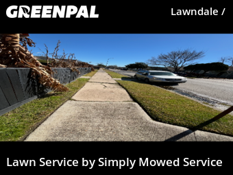 Lawn Mowin Houston,77023,Grass Cutting by Simply Mowed Service, work completed in Feb , 2026