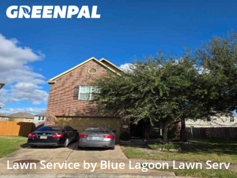Affordable Landscaping In Houston,77084,Landscaping Installation by Blue Lagoon Lawn Serv, work completed in Dec , 2025