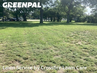 Lawn mowed in Victoria, 77901