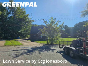 Landscaping Maintenance in Jonesboro, 72404, Front Yard Mowing by Ccg Jonesboro, work completed in Oct , 2025