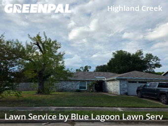 Lawn Servicein Katy,77449,Lawn Cut by Blue Lagoon Lawn Serv, work completed in Nov , 2025