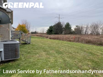 Yard Maintenance in Hoffman Estates, 60192, Lawn Mowing by Fatherandsonhandyman, work completed in Dec , 2025