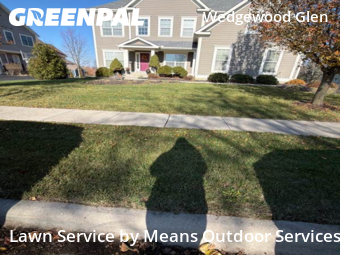Lawn Mowing in Dublin, 43016, Backyard Mowing by Means Outdoor Services, work completed in Dec , 2025