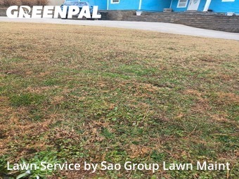 Lawn Mowing Servicein Cumming,30041,Lawn Care Service by Sao Group Lawn Maint, work completed in Feb , 2026