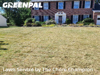 Lawn Mowing in Centreville, 20120, Front Yard Mowing by The Chore Champion, work completed in Nov , 2025